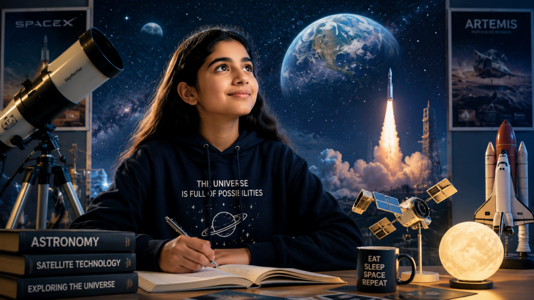 Who is Aahana Joshi? The Young Space Enthusiast Behind Spacetechtimes