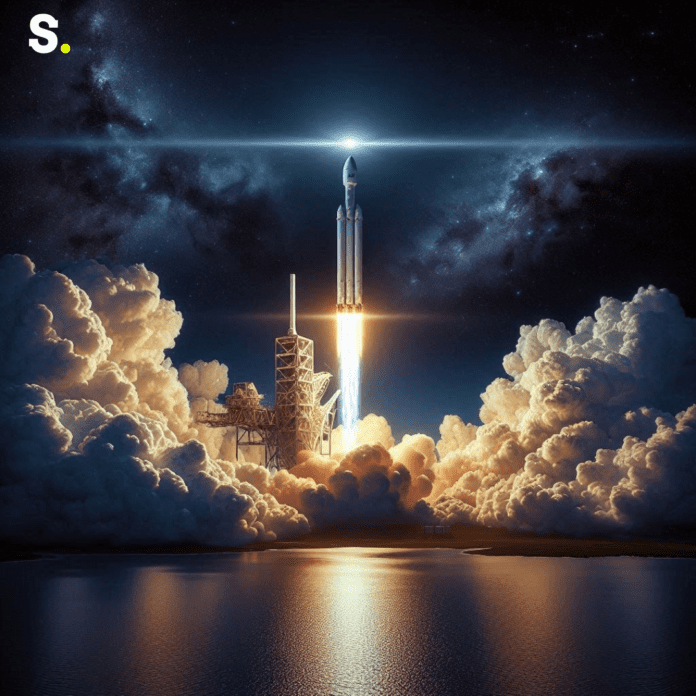 Falcon SpaceX's Falcon Heavy Launch: GOES-U Satellite Soars to New Heights