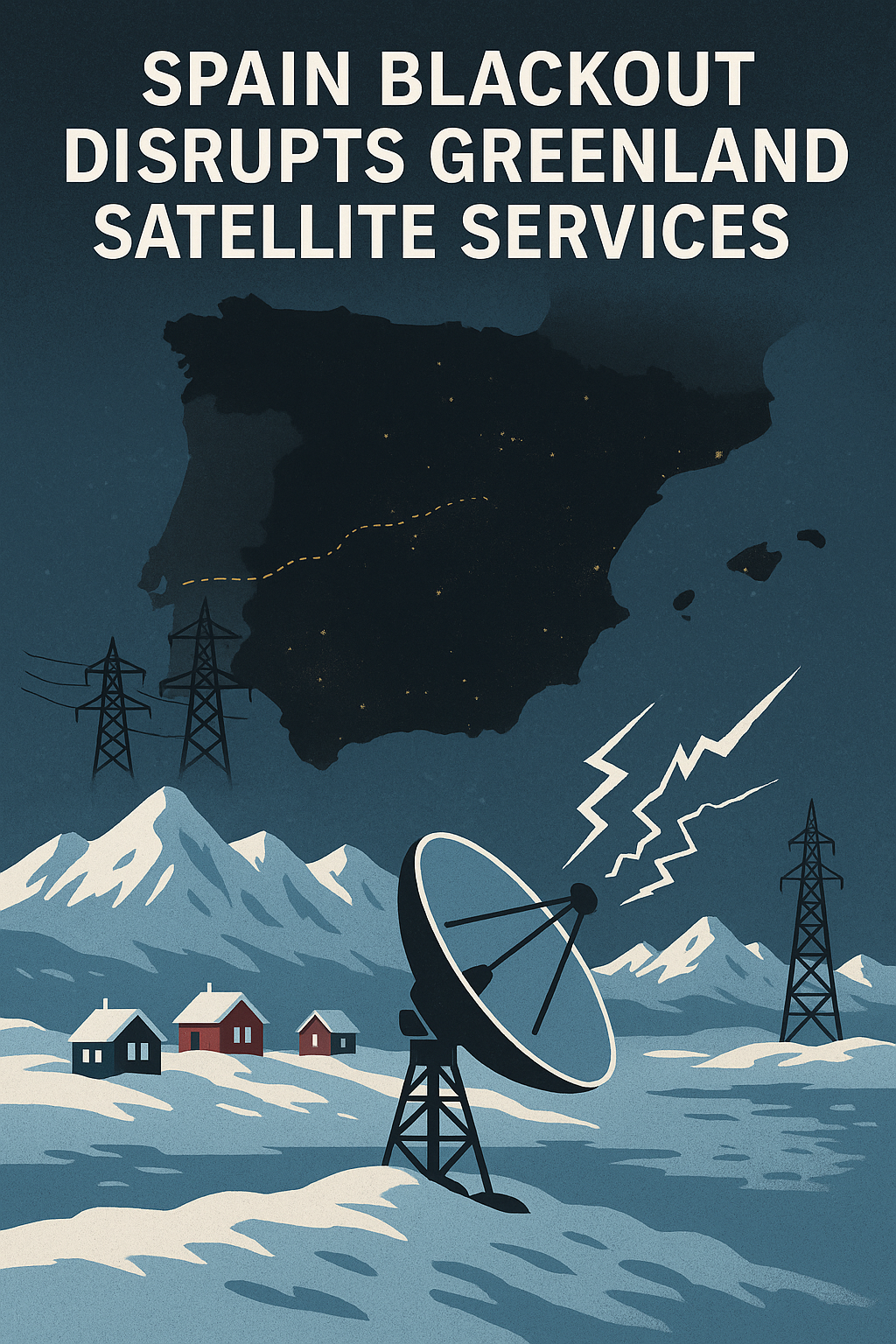 Spain blackout triggers major Greenland communication breakdown