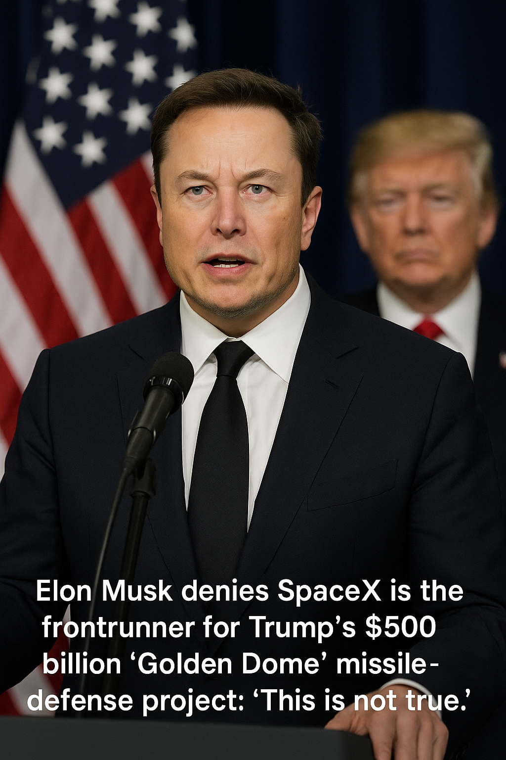 Elon Musk strongly denies SpaceX lead role in Trump’s $500 billion ‘Golden Dome’: ‘Not happening’