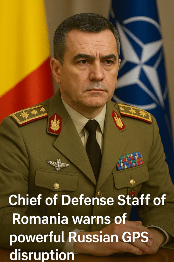 Chief of Defense Staff of Romania warns of powerful Russian GPS disruption