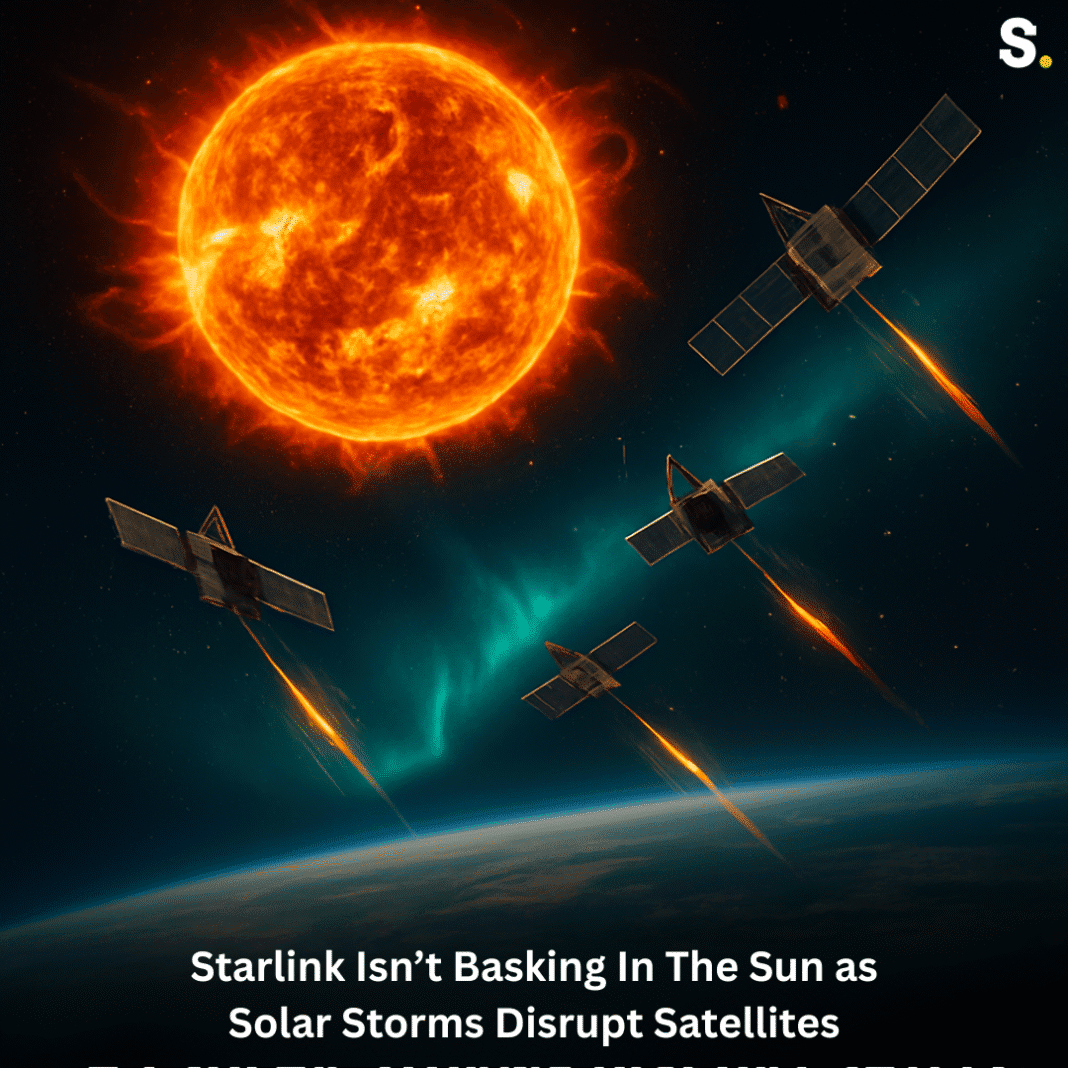 Starlink Isn’t Basking In The Sun as Solar Storms Disrupt Satellites