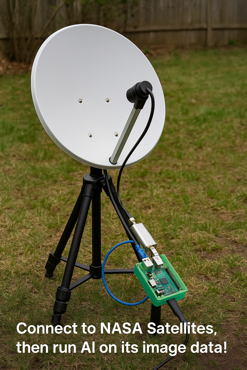 Link to NASA Satellites, then fight bad weather using edge AI!
