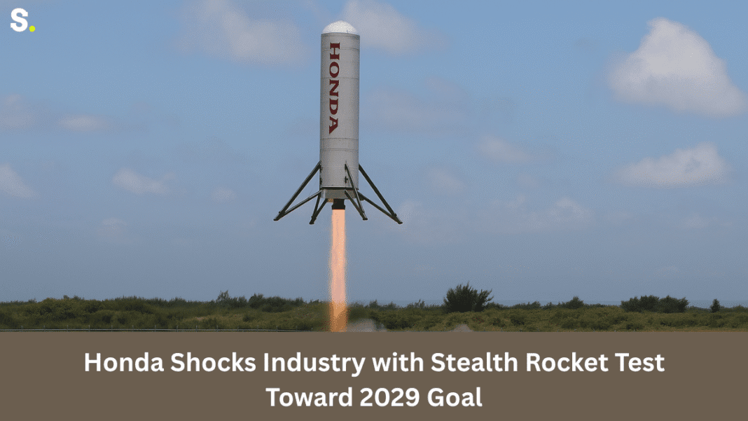 Honda Shocks Industry with Stealth Rocket Test Toward 2029 Goal