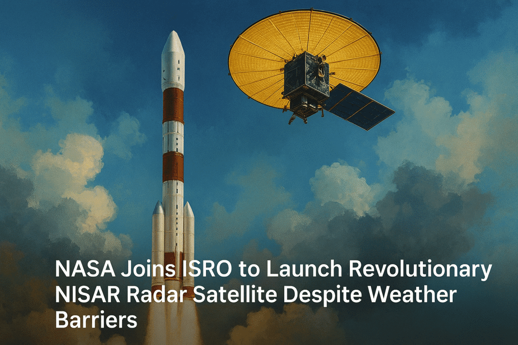 NASA and ISRO Launch Revolutionary NISAR Satellite to Overcome Weather Barriers