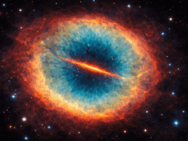 Astronomers report iron bar in Ring Nebula, raising questions about star death and possible planet debris