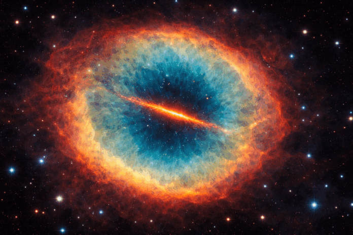 Nebula Astronomers report iron bar in Ring Nebula, raising questions about star death and possible planet debris