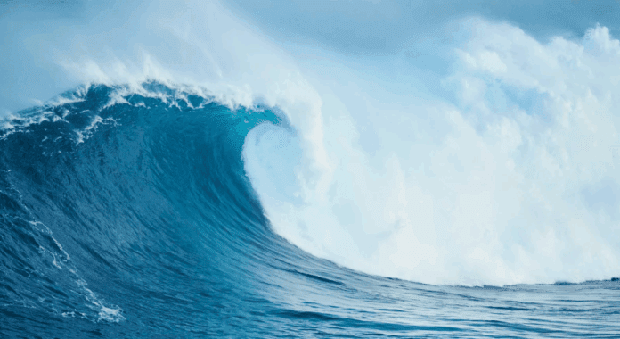 Tsunami A giant tsunami near Russia was caught from space for the first time—and it shattered decades of theory