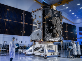GPS IIIF production advances as Lockheed Martin completes the first core mate phase