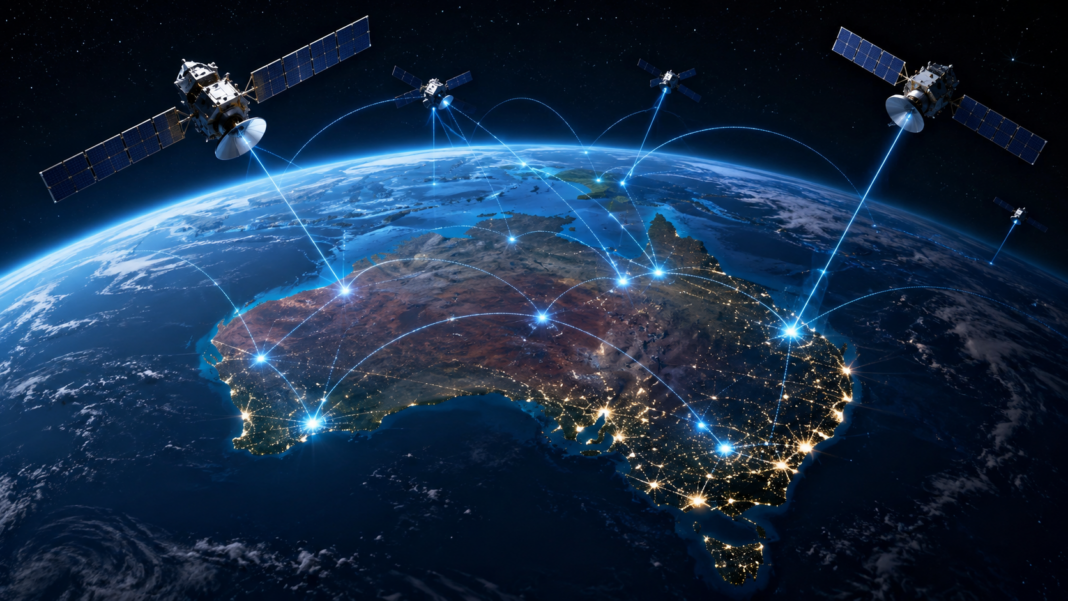 Australia’s extraordinary daily life is built on an invisible and hazardous dependence on foreign satellites