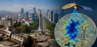 Mexico City is sinking by nearly 10 inches every year according to new satellite data Mexico City is sinking by nearly 10 inches every year according to new satellite data